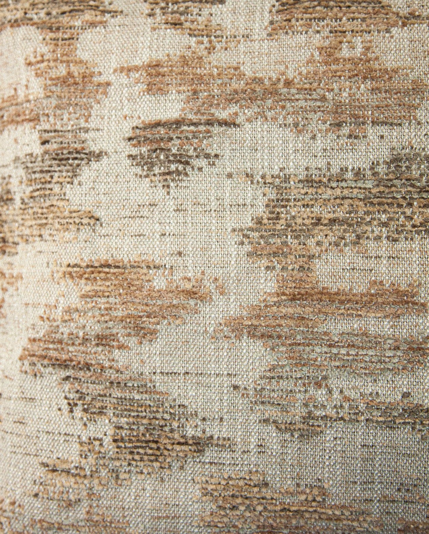The Manor cushion - Grit beige & brown