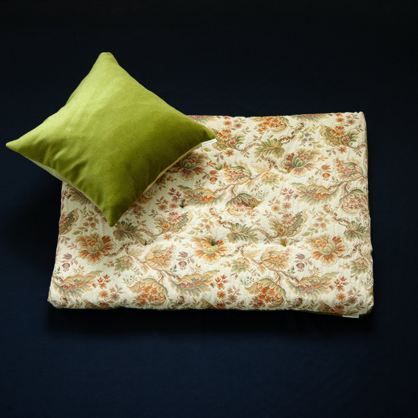 Coussin Drawing Room – Réversible vert