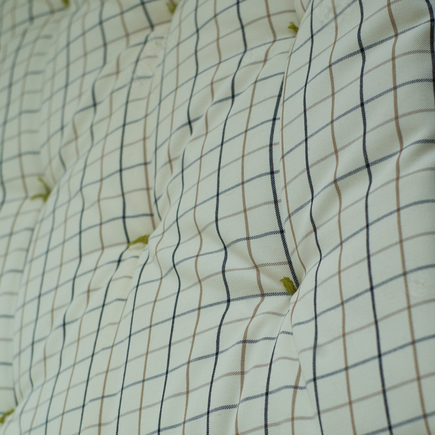The Nursery mattress - Checked green Medium