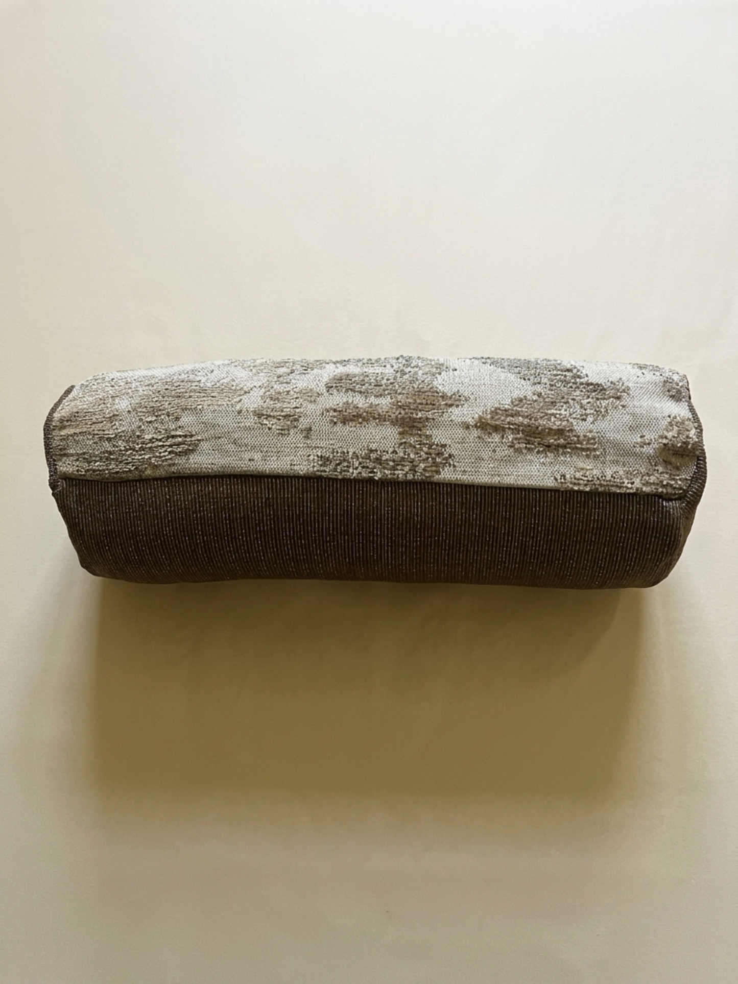 The Corridor bolster - Grit brown and beige reversible