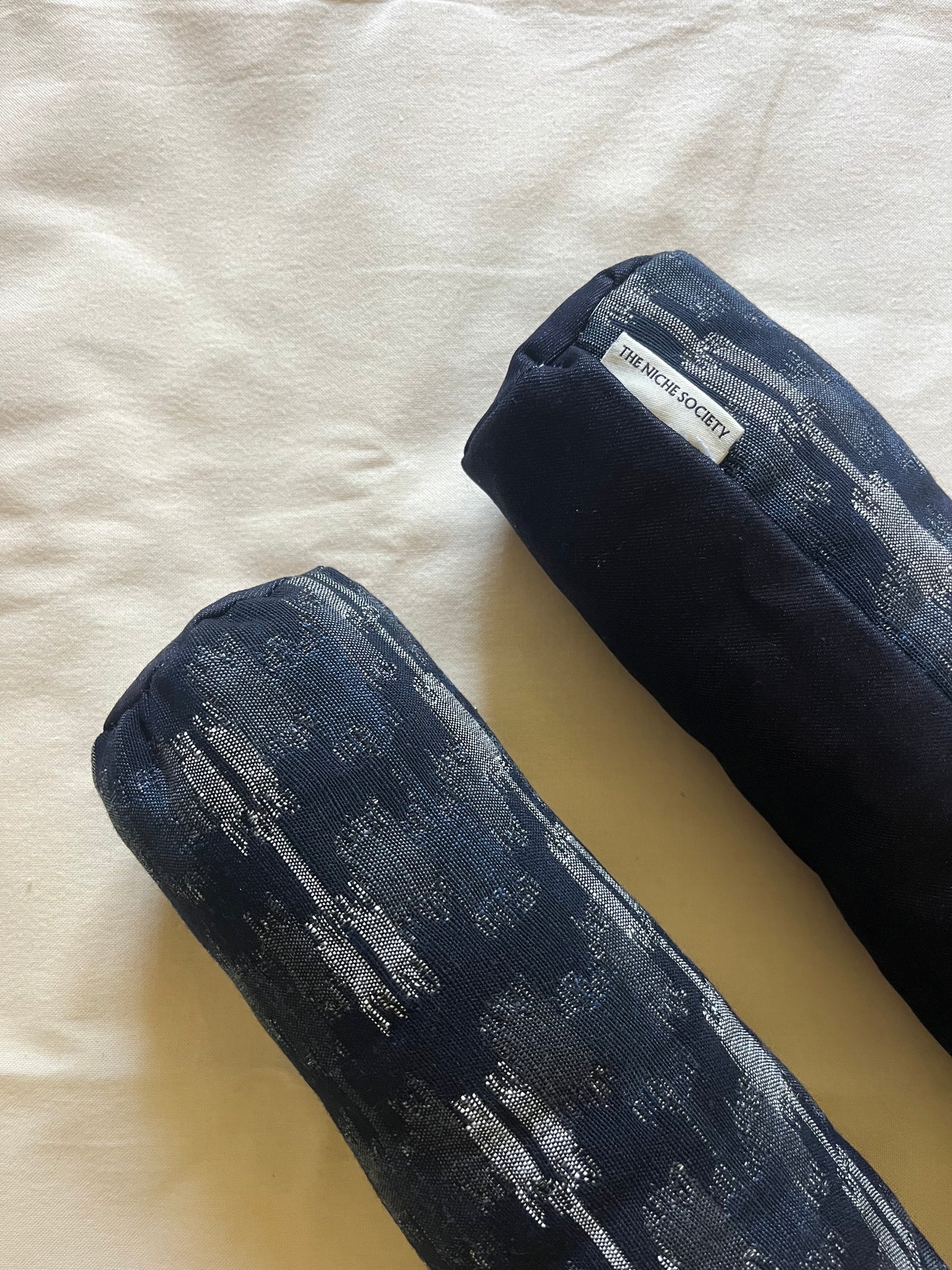The Corridor bolster - Indigo Denim & Perennials x Vincent Van Duysen