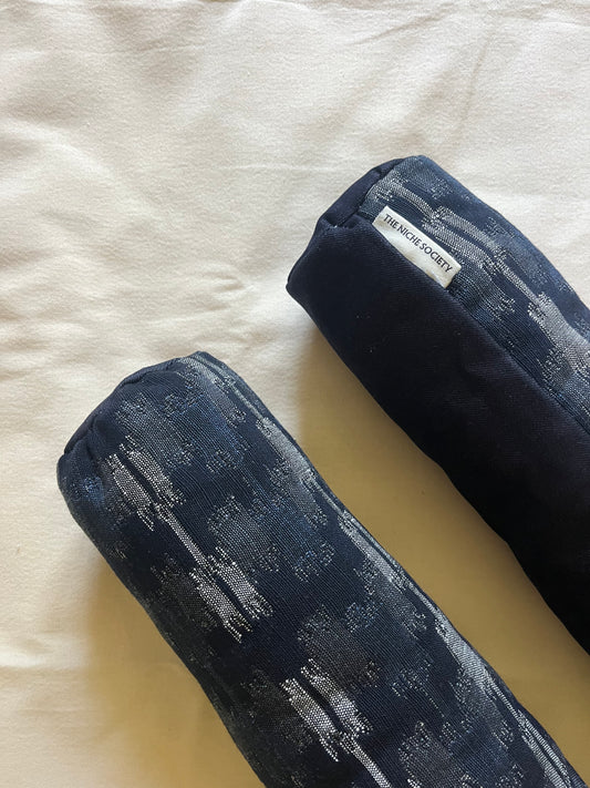 The Corridor bolster - Indigo Denim & Perennials x Vincent Van Duysen