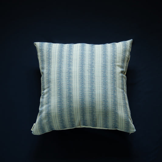 Manor cushion - Perennials striped white and blue