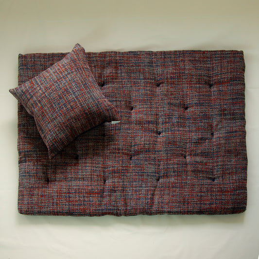The Nursery mattress - Tweed & denim playmat
