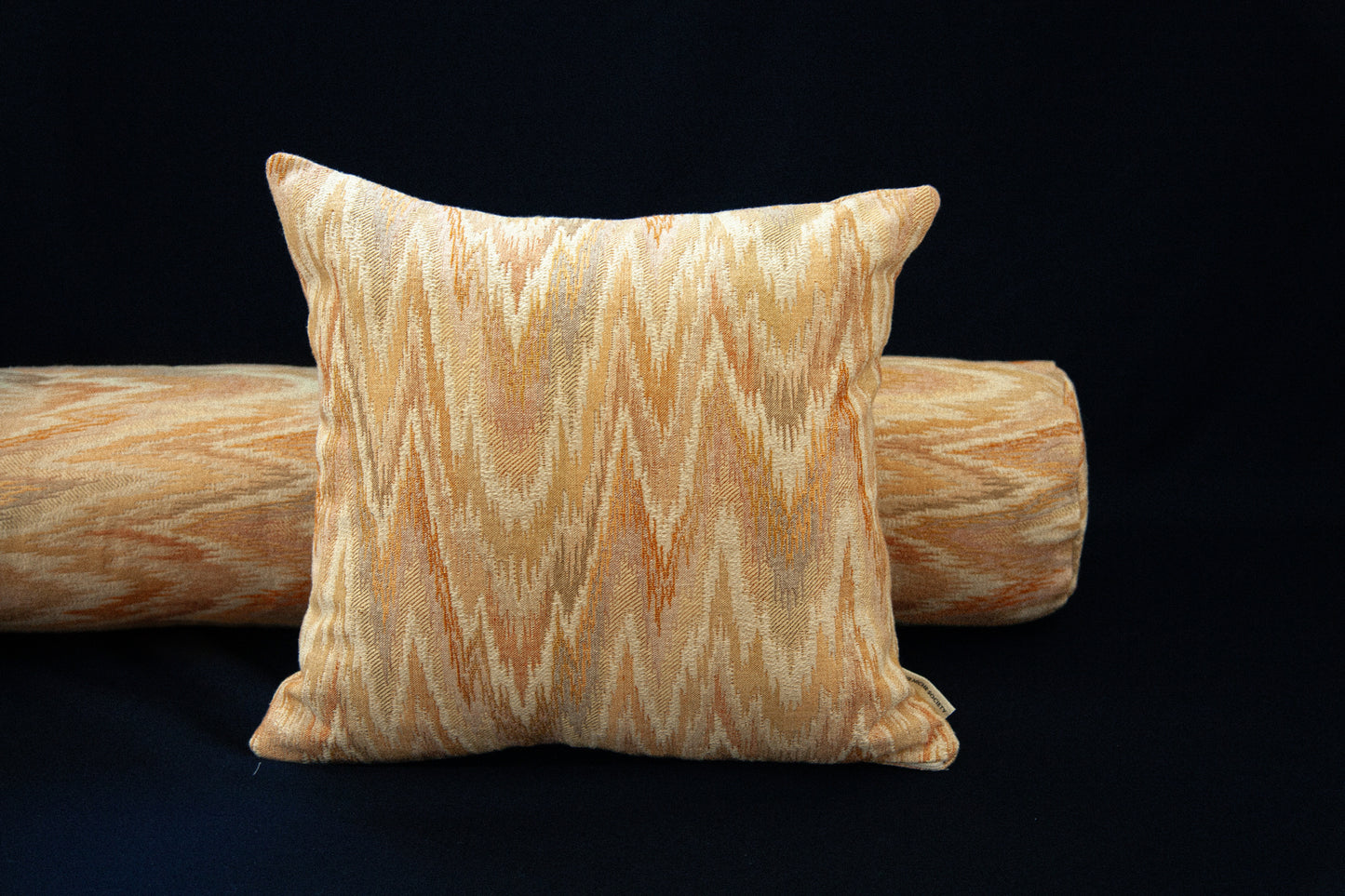 The Gallery bolster - Salmon Sunset